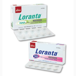 LOSARTAN FILM-COAT TB 50 MG 100 UNITS LORANTA SIAM BHAESAJ CO