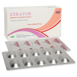 PENTOXIFYLLINE TAB SR 400 MG 10x10 UNITS CERATOR UNISON