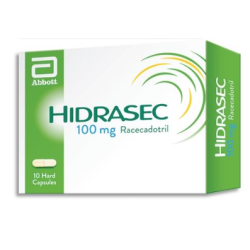 RACECADOTRIL CAP 100 MG 10 UNITS HIDRASEC ABBOTT LABORATORIE