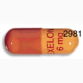 RIVASTIGMINE CAP 6 MG 60 UNITS EXELON NOVARTIS