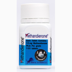 METHANDIENONE TAB 10 MG 100 UNITS METHANDIENONE LA PHARMA