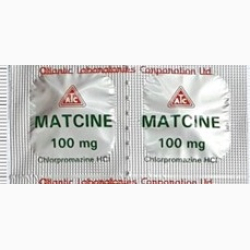 CHLORPROMAZINE TAB FC 100 MG 100 UNITS MATCINE 