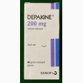 VALPROIC ACID ENT COAT TAB 200 MG 40 UNITS DEPAKINE SANOFI AVENTIS