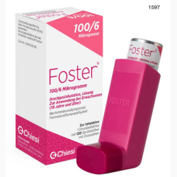 FORMOTEROL   BECLOMETASONE INHALER 120 UNITS FOSTER CHIESI
