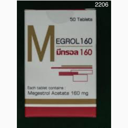 MEGESTROL TAB 160 MG 50 UNITS MEGROL L.B.S. LAB