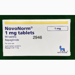 REPAGLINIDE TAB 1 MG 90 UNITS NOVONORM NOVO NORDISK PHARM