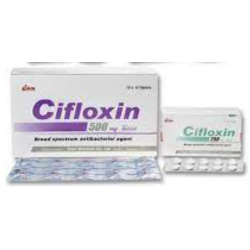CIPROFLOXACIN FILM-COAT TB 250 MG 100xFOIL UNITS CIFLOXIN SIAM BHAESAJ CO