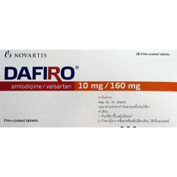 AMLODIPINE VALSARTAN FCT 160/10 2x14 UNITS DAFIRO NOVARTIS