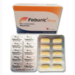 FEBUXOSTAT FC TAB 80 MG 30 UNITS FEBURIC ASTELLAS PHARMA