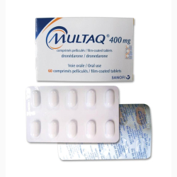 DRONEDARONE FC TAB 400 MG 60 UNITS MULTAQ SANOFI AVENTIS