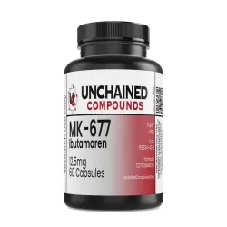 MK-677 12.5 MG. 60 UNITS IBUTAMOREN UNCHAINED COMPOUNDS