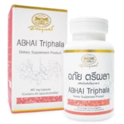TRIPHALA 400 MG 60 CAPSULE 1 UNITS ABHAI TRIPHALA ABHAIBHUBEJHR