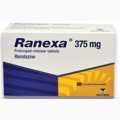 RANOLAZINE PROL REL TAB 375 MG 60 UNITS RANEX