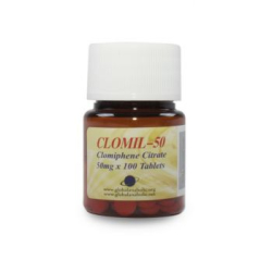 CLOMIPHENE CITRATE 50 MG 100 UNITS CLOMIL-50 GLOBAL ANABOLIC