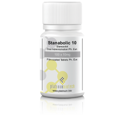 STANOZOLOL 10 MG TAB 100 UNITS STANABOLIC 10 PLATINUM BIOTECH